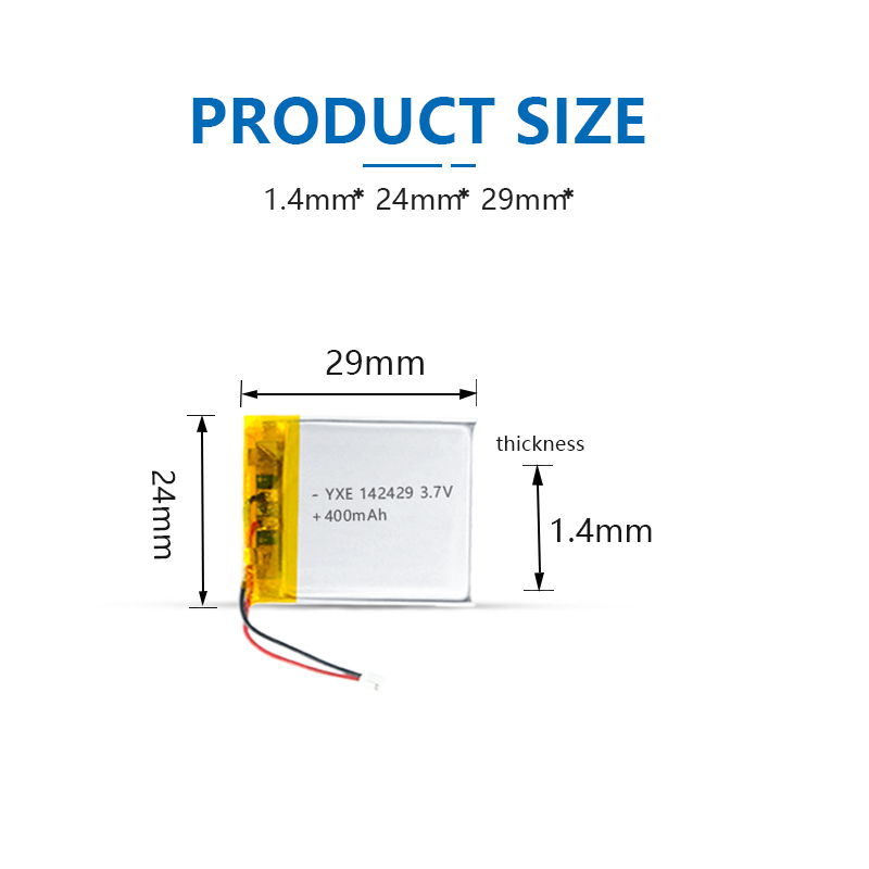 3.7 V 锂离子电池 101635-500mah